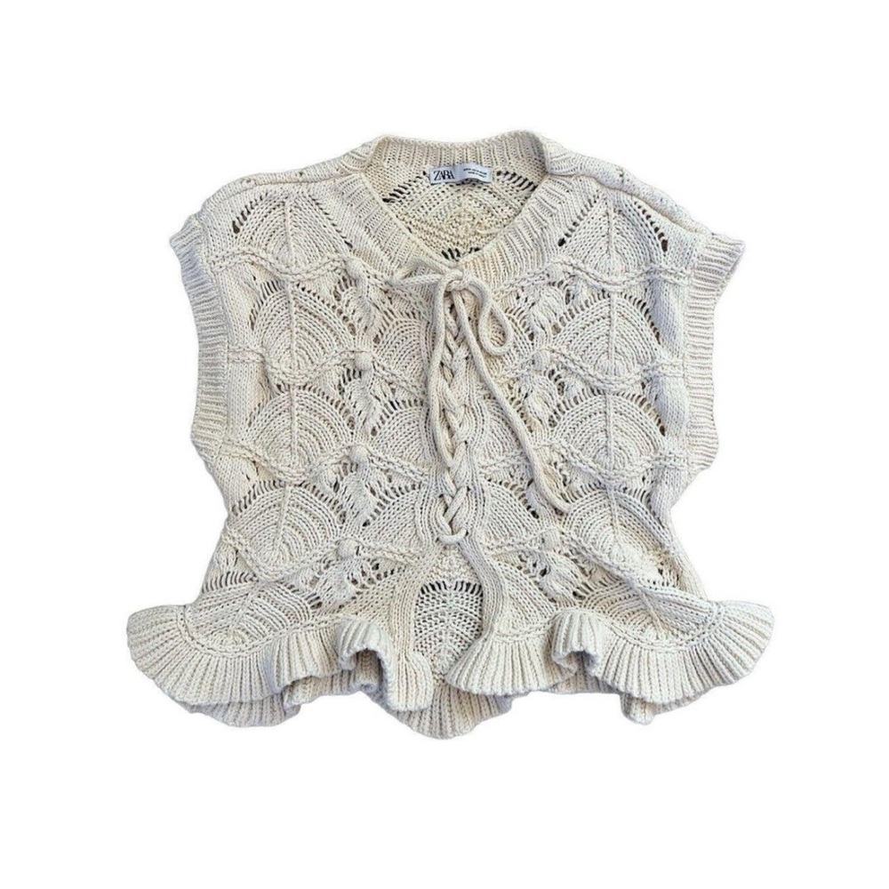 ZARA crochet top